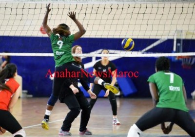كرة الطائرة (سيدات):الاتحاد الرياضي يفوز على الدفاع الحسني الجديدي‎